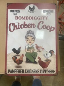 Chicken sign